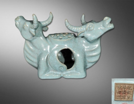 汝窯牛勁迎蛇扭轉(zhuǎn)乾坤