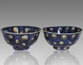 孔雀藍(lán)釉碗   Z