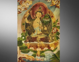 金絲織錦（金剛菩薩）