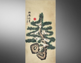 王鼎 松鶴延年