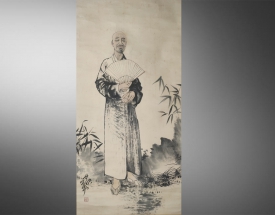 何家英 弘一法師像