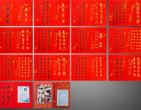 蘇建東 鏡像書(shū)法冊(cè)頁(yè)