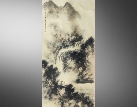 傅抱石 山水